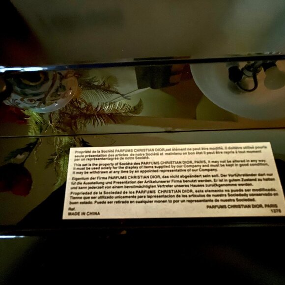 CHRISTIAN DIOR  Black Lacquer Pull Out Display TRAY  8.5" x 5" x 1.5" New in Box - Picture 6 of 15